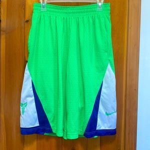 Nike Dri-Fit Kobe Basketball Shorts, Lime Green, Mens Médium